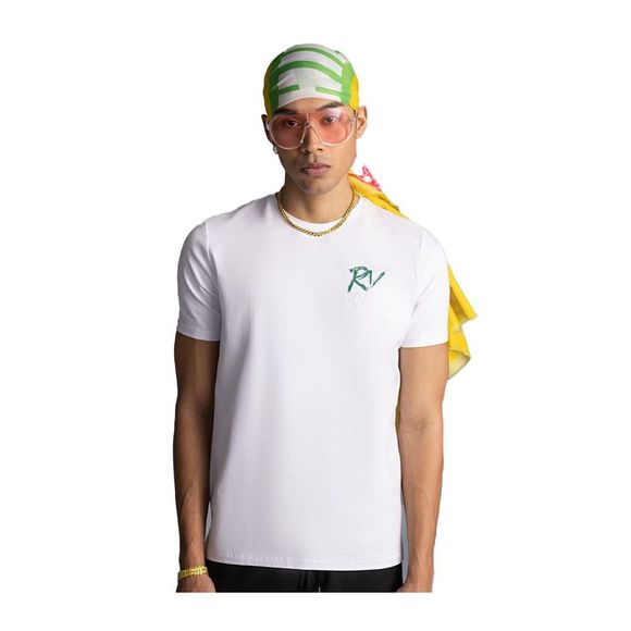 Roberto Vino Milano Men's White Vino Moda Crew Neck T-Shirt RVTUS17 - Picture 1 of 2